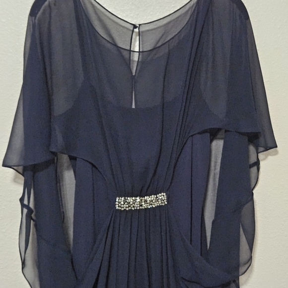 Rickie Freeman Teri Jon maxi dress size 10 - Picture 3 of 13